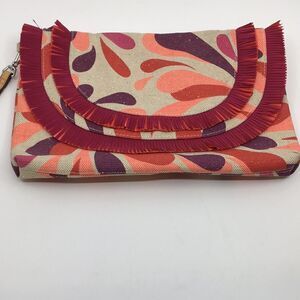 Vera Bradley Summer Fringe Wristlet Clutch
